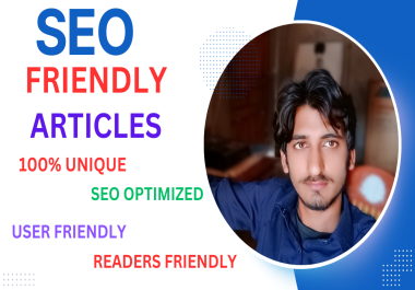 I Will Write SEO Optimized Article with keyword based