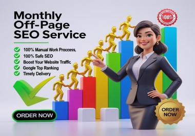 Premium Monthly Off-Page SEO Services with 60 Dofollow backlinks for Top Google Rankings