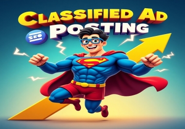 I Will Post Your Classified Ads on High DA Sites to Boost SEO and Sales