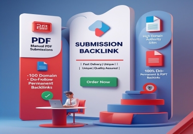 Manually create PDF,  DOC,  or PPT to High DA Sites for 35 Powerful Backlinks