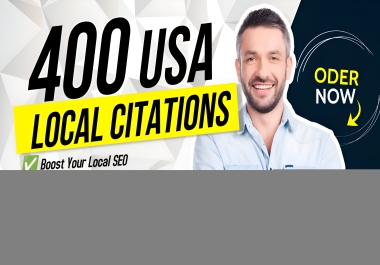 I will create 400 USA local citations to boost your local SEO and google ranking