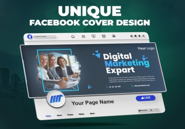 design social media cover images with premium design and 3D mockup