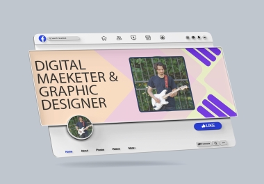 I will make a unique YouTube banner,  Facebook cover design and other social&nbsp media&nbsp banner