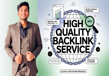 I will build high-quality backlinks to boost your website ranking