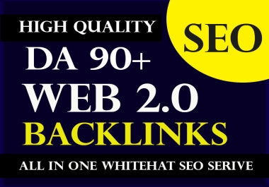 I will do provide high authority DA web 2.0 backlinks for website SEO ranking