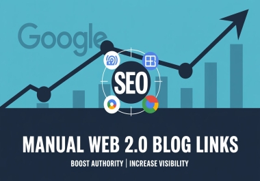 I will create high quality manual web 2.0 backlinks for SEO ranking