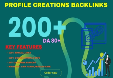 Boost Your Google Rankings with 200 trust Authority Profile creations Backlinks