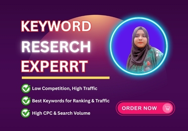 I will do perfect keyword research for SEO and ranking