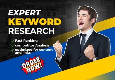 I Will Do Website Keyword Research for SEO Ranking