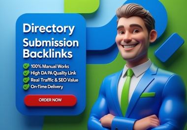 Create Strong 100 Directory Submissions backlink to Enhance Google Ranking
