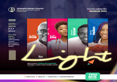 I will design a good flyer for your business,  church,  office,  and breands