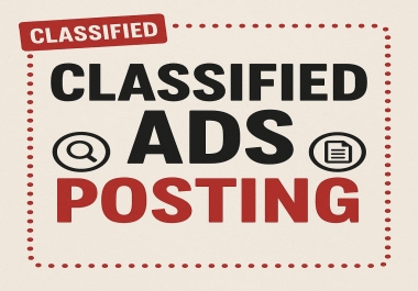 50 Classified Ads posting for any country like USA,  UK,  Europe or any asian countries