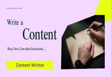 I will write SEO optimized,  Blog posts & Articles Content