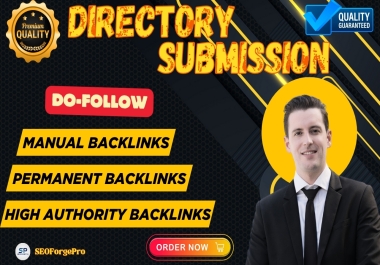 I Will Do 45+ Do-Follow Directory Submissions SEO Backlinks for Ranking