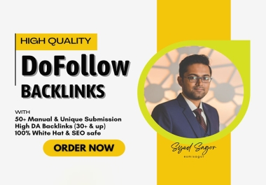 I will do 20 high authority DoFollow backlinks for your SEO