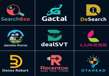 Modern and Amazing Logo Design for Business or Company