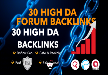 I Will Give You 30 High-Quality Forum Backlinks for Better SEO Ranking