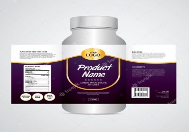 I will do product label design,  bottle label packaging in just 4 hours with unlimited revisions