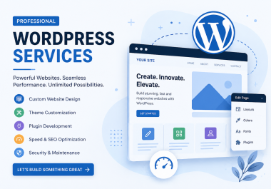Complete Wordpress website development services