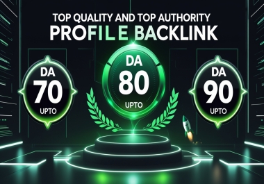 100+ high DA PA Profile Backlinks rank your SEO