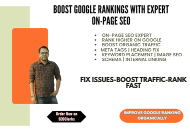 Boost Your Google Ranking with Expert On-Page SEO & Real Organic Traffic