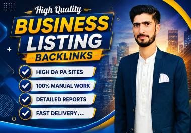 I Will create 70 Business Listing Manually