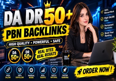 Get DA DR 50 plus Pbn Post dofollow powerfull backlinks for google ranking