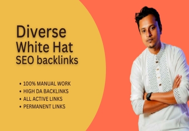 Diverse SEO backlinks for powerful link building