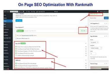 I will do complete On-Page SEO for your website