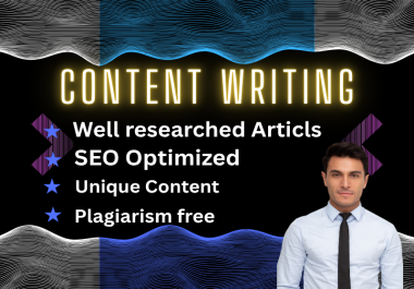 I will write 1000 words unique content writing