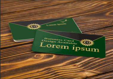 I will create luxury minimalist business card design with 4 concept