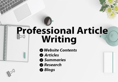 I will write high-quality and plagarism free contents.