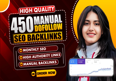 I will do high authority manual link building dofollow seo backlinks for google ranking