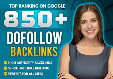 I will do seo backlinks high da authority dofollow contextual link building