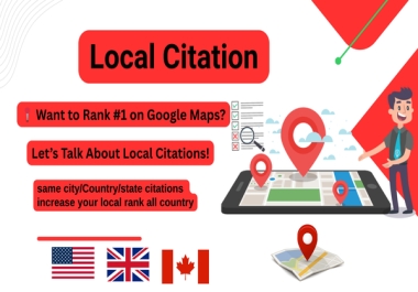 I will create high authority local citations to boost your local SEO