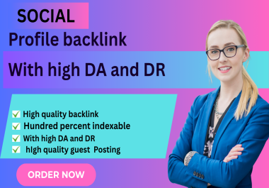 I will manual high authority profile backlinks for tier linking