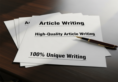 I Will Provide Engaging Content Writing and SEO Article Writing