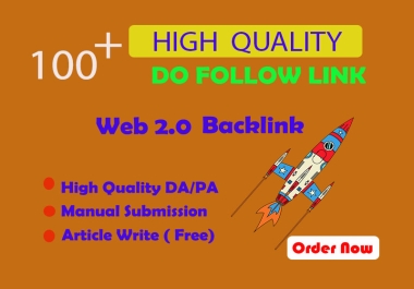 110 Web 2.0 backlinks with high quality DA PA for your website