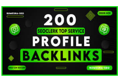 High-Quality Profile Backlinks Service - 100 Manual & SEO Friendly