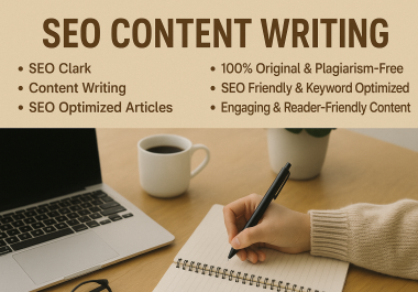 Creative SEO Content Writing. SEO Optimized contents.