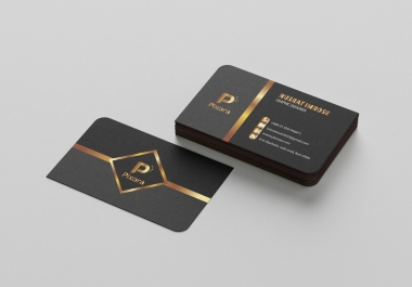 Luxury Modern Minimalistic Business Card Design within 24H Delivery