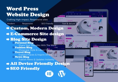 I'll design a WordPress site that is user-friendly and conducive for business use,  using Elementor