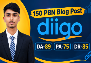 150+ High-Quality Diigo Dofollow Backlinks - DA 90 PA 75 DR 85 Buy 3 Get 1 FREE