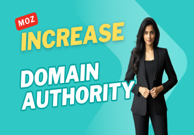 Increase Domain Authority Moz 50+