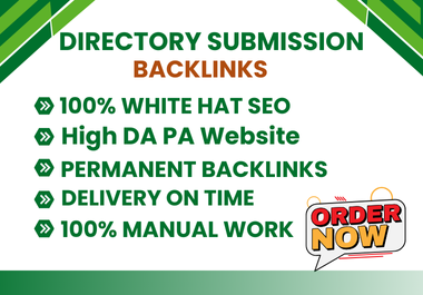I Will Do 100 Directory Submission Backlinks for SEO Ranking
