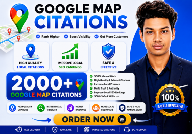 I Will Create 2,000 Google Maps Citation Backlinks to Boost Your GMB Ranking