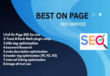 Boost Your Website with Expert On Page SEO
