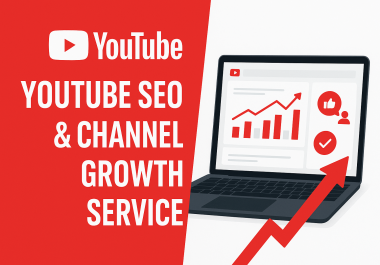 I will do Smart YouTubeSEO,  VideoSEO & YouTube growth with Ads,  Thumbnail,  Banner & LogoDesign.
