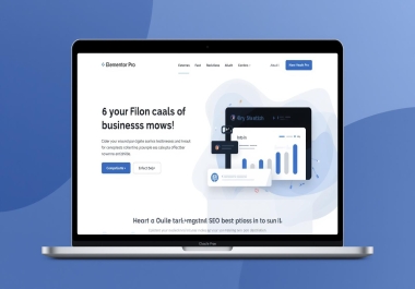 I will create your WordPress business responsive website with elementor pro