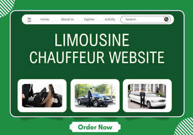 I will design a limousine business SEO website optimization,  and Google ranking